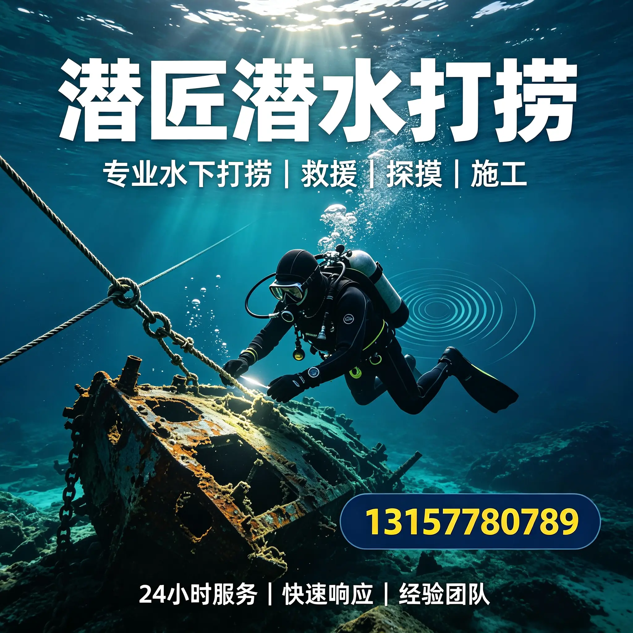 东营水下打捞作业服务产品